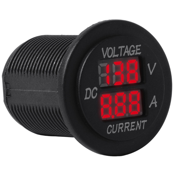 EWA-DVA63020 Voltmètre/ampèremètre numérique encastrable 6-30V 0-20A  Batteries Expert