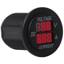 EWA-DVA63020   Voltmètre/ampèremètre numérique encastrable 6-30V 0-20A