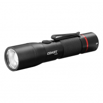 HX5R   Lampe de poche à DEL Coast à faisceau Slide Focus 400 lumens 1x CR123/Li-Ion rechargeable