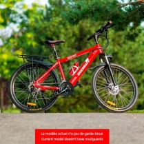 EWV-SPORT-RD   Vélo électrique style sport 36V rouge