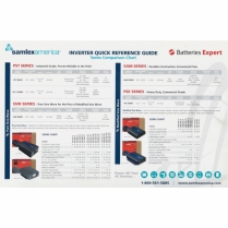 GUIDE-ONDULEUR-SAMLEX-EN   Samlex Inverter Quick Reference Guide 11x17 (English)