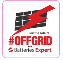 BE-COLLANT-OFFGRID-L   OFFGRID CAR STICKER LARGE 8,66X8,66