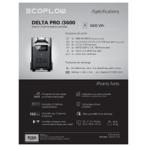BE-FEUIL-DELTAP3600  DELTAPRO 3600 specification sheet (8½ X 11) Bilingual