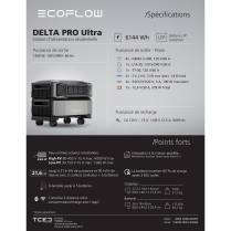 TCED-DELTA PRO ULTRA  DELTA PRO ULTRA R/V specification sheet (8½ X 11) Bilingual