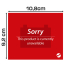 MBE-NOT-AVAIL-EN   CARD NOT AVAILABLE W/PLAST EN
