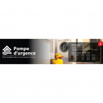 BE-SUPERHEADER-POMPE-FR   EMERGENCY PUMP POSTER 31X7.5 FR