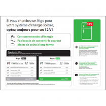 BE-AFF-FRIGO-FR  AFFICHE FRIGO 20 X 14"