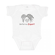 BE-PYJAMA-B   PYJAMA  POUR BÉBÉ MANCHE COURTE BLANC 12-14M