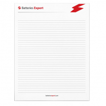 BE-PAD-8.5X11   NOTEPAD BE  8.5" X 11" 20 PAGES