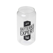 BE-VERRE-BT   VERRE BOITE AVEC LOGO BATTERIES EXPERT