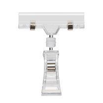BE-PORTE AFFPLAST3 3'' long acrylic poster holder with clip