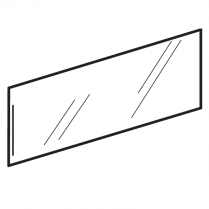 TC-TRS-1   TICKET RAIL STRIP  2-1/2"W x 1-1/4"H (PQT 250)