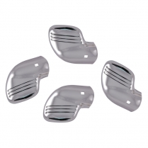 Bumper Wing Tips - Chrome - 1940 Ford Car