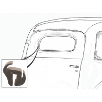 Back Glass Seal - Sedan Delivery - 1940-41 Ford Car  