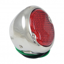 LED Taillight Assembly - LH - Stainless - 1933-52 Ford Truck, 1933-36 Ford Car