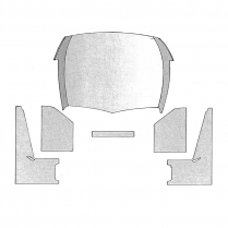Headliner Kit - Black - 1940-47 Ford Truck