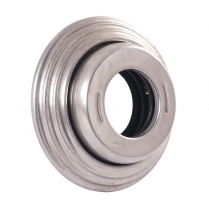 Door Handle & Window Crank Escutheon - Stainless - 1949-50 Ford Car  