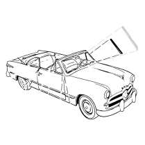 Windshield Shim - 1949-51 Ford Car