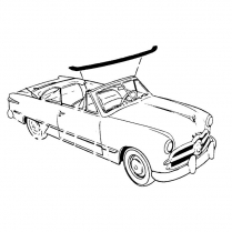 Header Bow Seal - 1949-51 Ford Car  