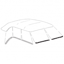 Header Bow Seal - 1950-51 Ford Car  