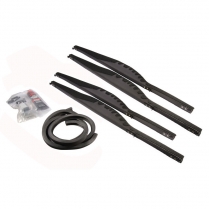 Door Glass Anti-Rattler Kit - 3W Coupe - 1933 Ford Car  