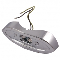 Taillight Body - Chrome Plated Steel - LH - 1951 Ford Car