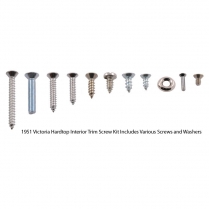 Interior Trim Screw Kit - Stainless - Victoria - 1951 Ford Car  