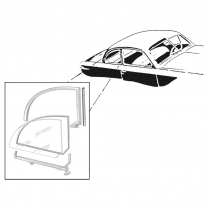 Quarter Window Seal - 1951 Ford Car  