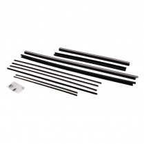 Door Glass Anti-Rattler Kit - Convertible - 1942-48 Ford Car  