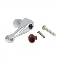 Vent Window Crank Handle Kit - Maroon Knob | 1942 Ford Car
