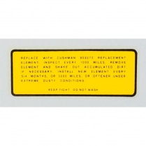 Air Cleaner Decal - Water Transfer - 1959-65 Cushman Scooter 