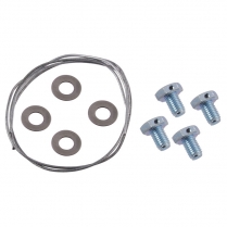 Hood Hinge to Hood Bolt Set - 1938-41 Ford Truck, 1939-40 Ford Car