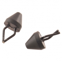 Gas Tank Door Bumpers - 1962-63 Ford Car