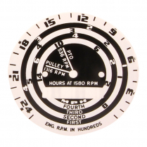 Proof Meter Face Decal - 1950-52 Ford Tractor 
