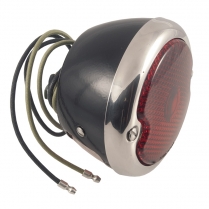 Taillight Assembly - LH - Black - 1933-52 Ford Truck, 1933-51 Ford Car