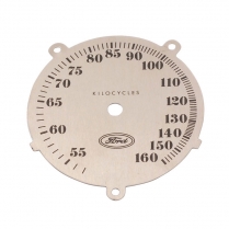 Radio Face Plate - 1933-34 Ford Car  