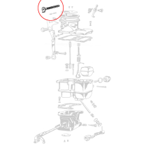 Choke Shaft and Lever Assembly - New Old Stock - 1933-38 Ford Truck, 1933-38 Ford Car