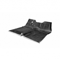 Floor Mat - Rubber- Black - 1937-39 Ford Car  