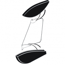 Wind Wing BracketRubber - 1936-38 Ford Car