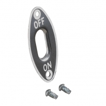 Ignition Lock Switch Plate - 1935-36 Ford Car  