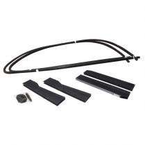 Door Glass Anti-Rattler Kit - 3W Coupe - 1935-36 Ford Car