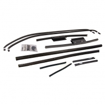Quarter Window Glass Anti-Rattler Kit - 2 Door Sedan with Front Mounted Door Handle - 1935-36 Ford Car  