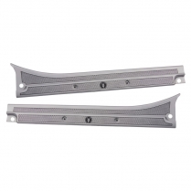 Door Scuff Plates - Convertible Sedan Rear - Pair - 1935-36 Ford Car  