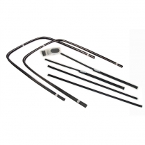 Door Glass Anti-Rattler Kit - Business Coupe & 4 Door Front - 1946-48 Ford Car  