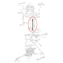 Accelerator Pump Rod Assembly - 3 1/2 inches - 1936-38 Ford Truck, 1936-38 Ford Car