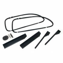 Door Glass Anti-Rattler Kit - 5W Coupe & 4 Door Front - 1937-39 Ford Car  