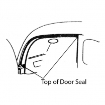 Top of Door Seals - 2 Door - 1937-48 Ford Car