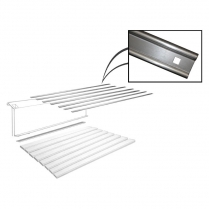 Bed Strip Set - Cold Rolled Steel - 6 1/2' Bed - With Holes - 1948-72 Ford Truck