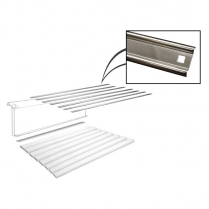 Bed Strip Set - Polished Stainless - 6 1/2' Bed - With Holes - 1948-72 Ford Truck