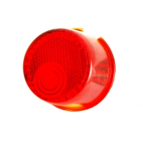 Taillight Lens - Glass Tiger Eye - 1949-58 Cushman Scooter